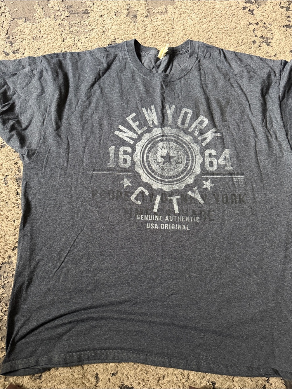 New York City Graphic Crew Neck T-Shirt - Charcoal